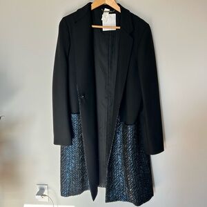 Elegant Black Women's Coat- Les Copians